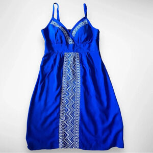 APT 9 Women's‎ Royal Blue Mini A Line Dress With Spaghetti Straps | XS | NWT